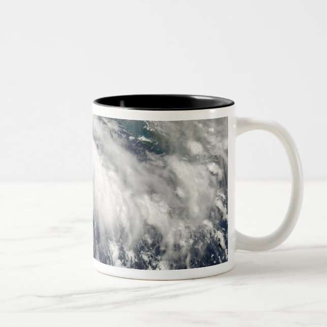 Tropischer Sturm Karl Zweifarbige Tasse (Rechts)