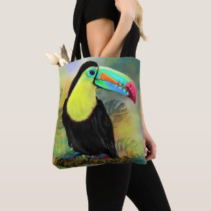 Tropischer Toco Toucan Tote Bag Tasche