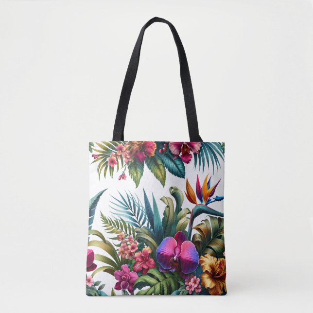 Tropischer Tote Tasche (Vorderseite)