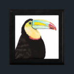 Tropischer Toucan Bird Erinnerungskiste<br><div class="desc">Tropischer Toucan Bird. Künstler: Naomi McCavitt. Bild-ID: 145973Z.</div>
