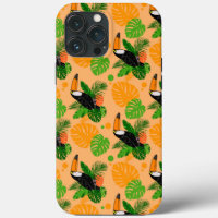Tropischer Toucan Bird Nahtloses Muster