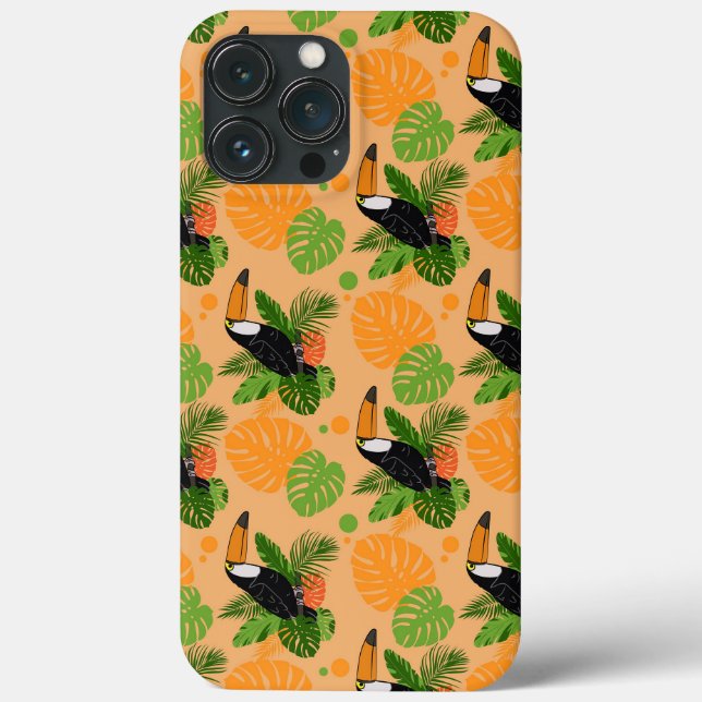 Tropischer Toucan Bird Nahtloses Muster Case-Mate iPhone Hülle (Rückseite)