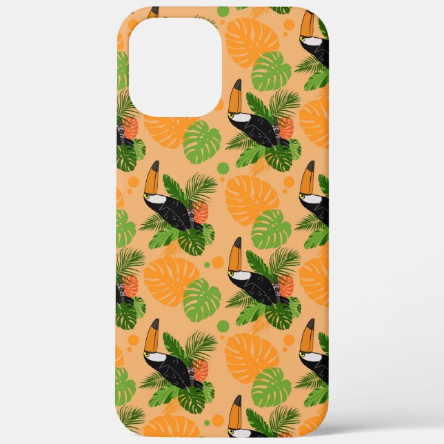 Tropischer Toucan Bird Nahtloses Muster Case-Mate iPhone Hülle (Rückseite)