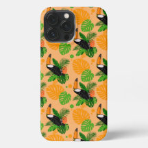 Tropischer Toucan Bird Nahtloses Muster
