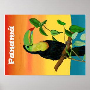 Tropischer Toucan Bird Poster