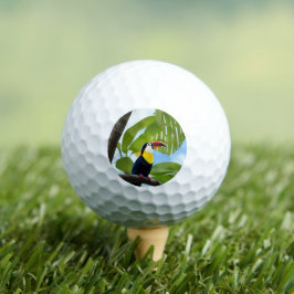 Tropischer Toukan in einem Baum Golfball