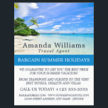 Tropischer Urlaub, Agent Werbung Flyer<br><div class="desc">Tropischer Urlaub,  Agent-Werbung Flyer durch den Business Card Store.</div>