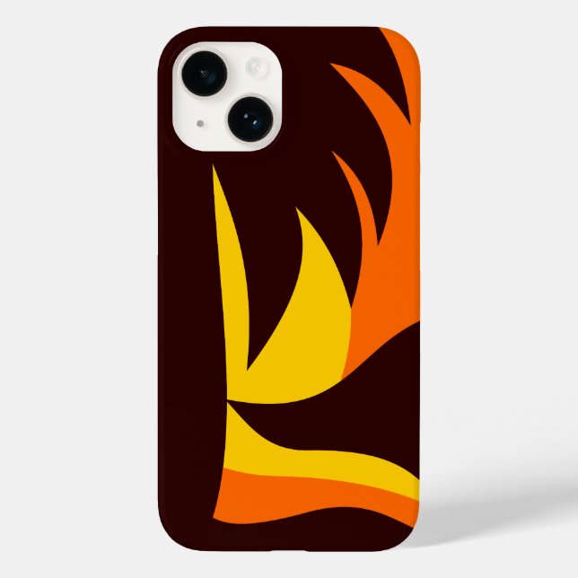 Tropischer Urlaub Case-Mate iPhone 14 Hülle (Rückseite)