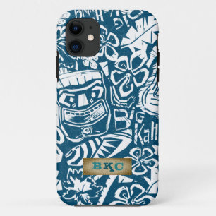 Tropischer Vintager Hawaiischer Tiki-Surfer Case-Mate iPhone Hülle