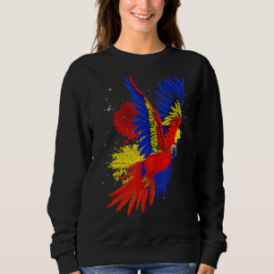 Tropischer Vogel-Vogel-Vogel-Watching-System Pa Sweatshirt