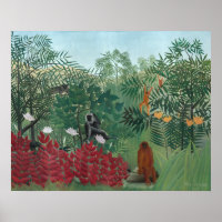 Tropischer Wald - Henri Rousseau Kunstschätze