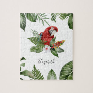 Tropischer Wald-Skarlakarara-Macaw-Personalisierte