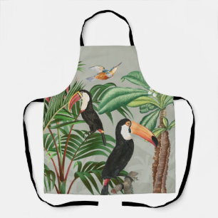 Tropischer Wald & Toucan Birds Schürze