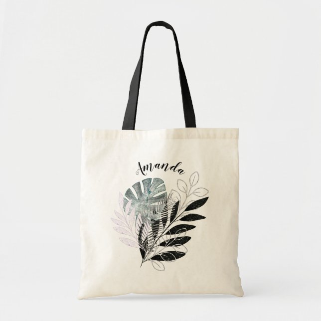 Tropischer Wasserbeutel für Brautmädchen Tragetasche (Vorne)