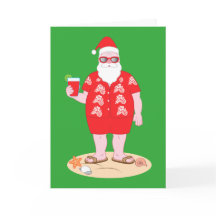 Tropischer Weihnachtsmann