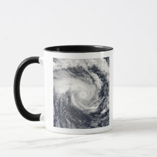 Tropischer Wirbelsturm Edzani auf den Südinder Oc Tasse