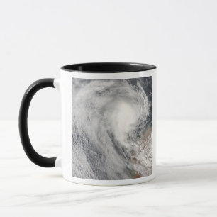 Tropischer Wirbelsturm Melanie vor Australien Tasse