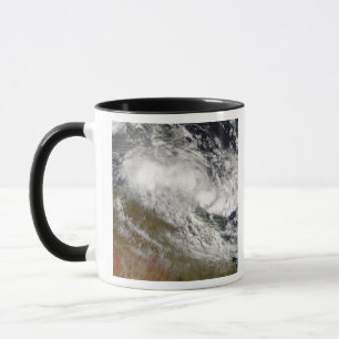 Tropischer Wirbelsturm Olga über Nordostaustralien Tasse