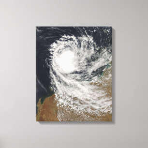Tropischer Wirbelsturm Ophelia vor Australien Leinwanddruck