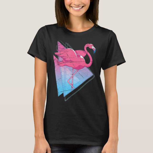 Tropischer Zoo Bird 80s T-Shirt (Vorderseite)