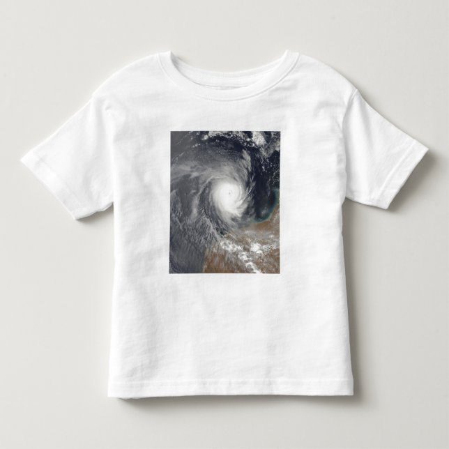 Tropischer Zyklon Billy vor Australien Kleinkind T-shirt (Vorderseite)