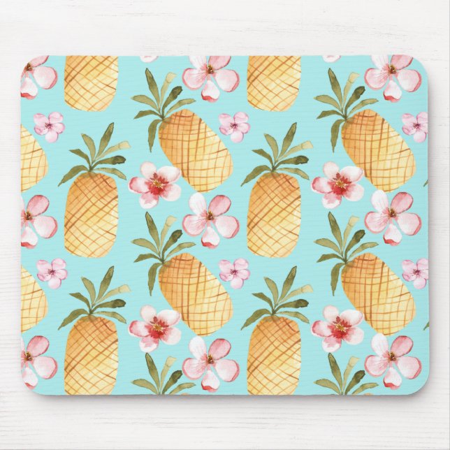 Tropisches Ananas-Design Mousepad (Vorne)