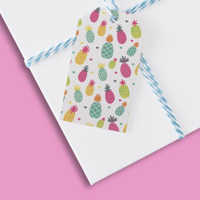 Tropisches Ananas Geschenkanhänger (Von Creator hochgeladen)