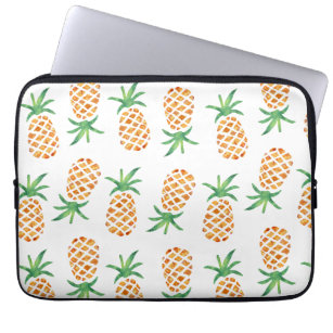 Tropisches Ananas-Muster Laptopschutzhülle