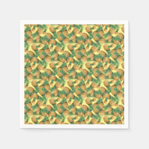 Tropisches Ananas-Muster Serviette