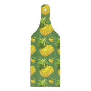 Tropisches Ananas-Muster: Sommer-Frucht-Kunst Schneidebrett