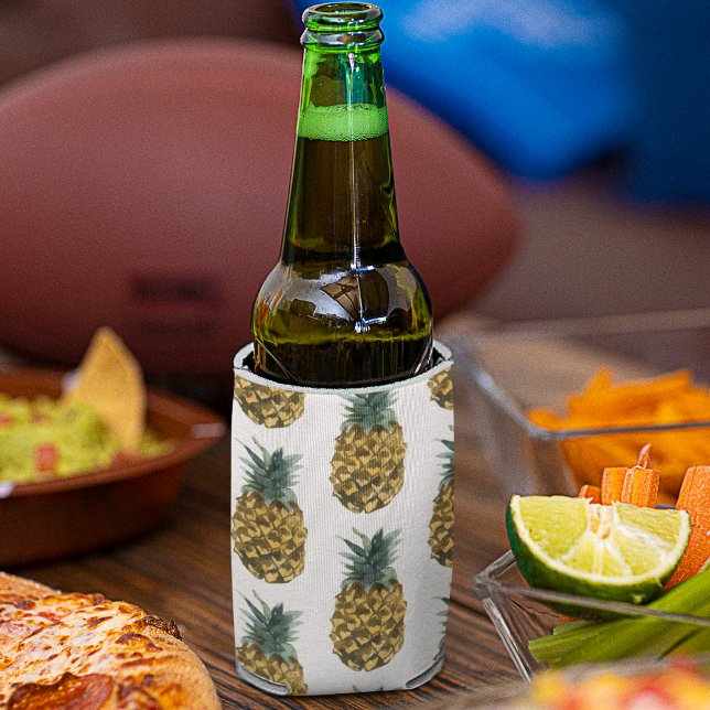 Tropisches Ananas nahtloses Muster Dosenkühler (Von Creator hochgeladen)