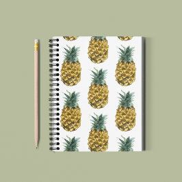 Tropisches Ananas nahtloses Muster Notizbuch