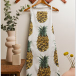Tropisches Ananas nahtloses Muster Schürze<br><div class="desc">Tropisches Ananas nahtloses Muster</div>