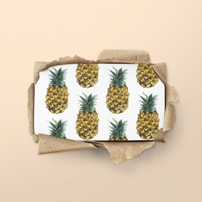 Tropisches Ananas nahtloses Muster Visitenkarte (Von Creator hochgeladen)