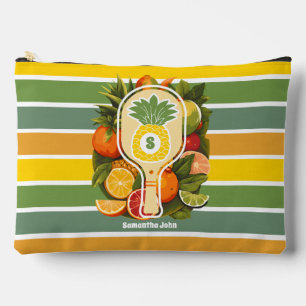 Tropisches Ananas-Pickleball-Brautparty Zubehörtasche