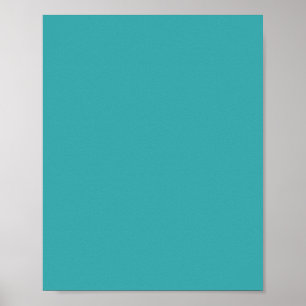 Tropisches Aqua / Türkisfarben SW 6767 Poster
