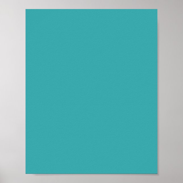 Tropisches Aqua / Türkisfarben SW 6767 Poster (Vorne)