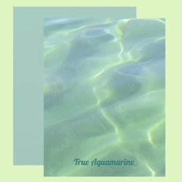 Tropisches Aquamarine Water Scrapbook Paper