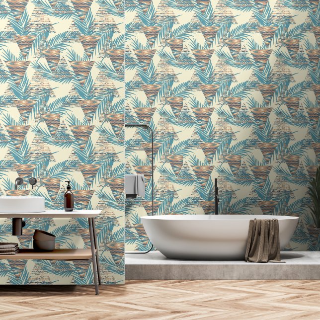 Tropisches Bad Tapete (Badezimmer)
