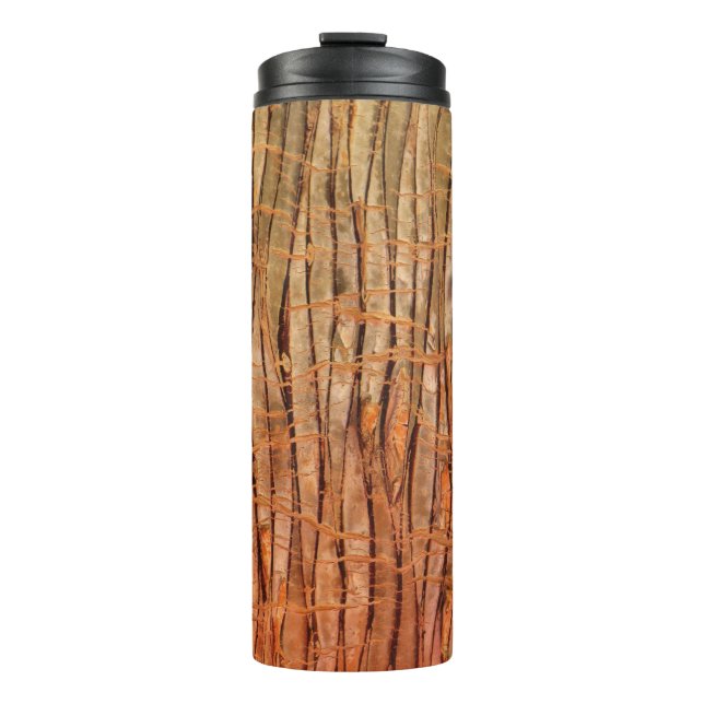 Tropisches Baum-Barken-Natur-Foto Thermosbecher (Vorderseite)