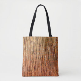Tropisches Baum-Barken-Natur Wickery Foto Tasche