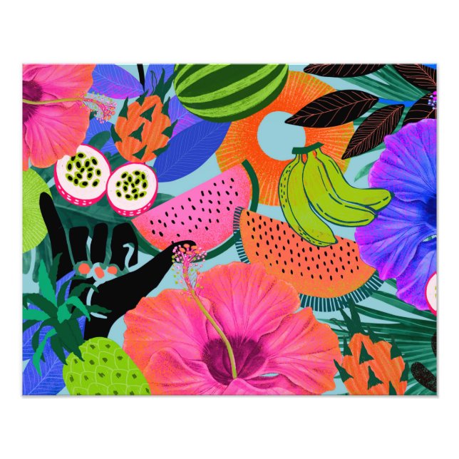 Tropisches Bliss Fotodruck (Vorne)