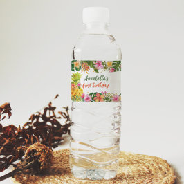 Tropisches Blumengeburtwasser - Flasche