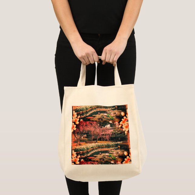 Tropisches Blumengeschäft Tote Tasche (Vorderseite (Produkt))