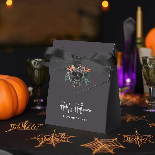 Tropisches Blumenkull Halloween Geschenkschachtel (Von Creator hochgeladen)