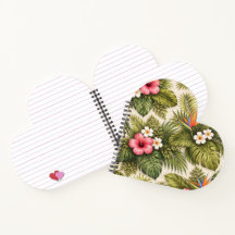 Tropisches Blumenmuster – Hibiskus, Monstera