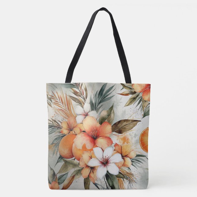 Tropisches Blut und Zitrusfrüchte Traum - Wasserfa Tasche (Vorderseite)