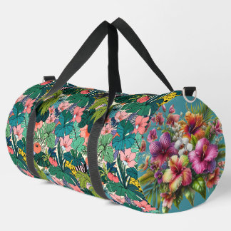 tropisches botanisches Flora Duffle Bag