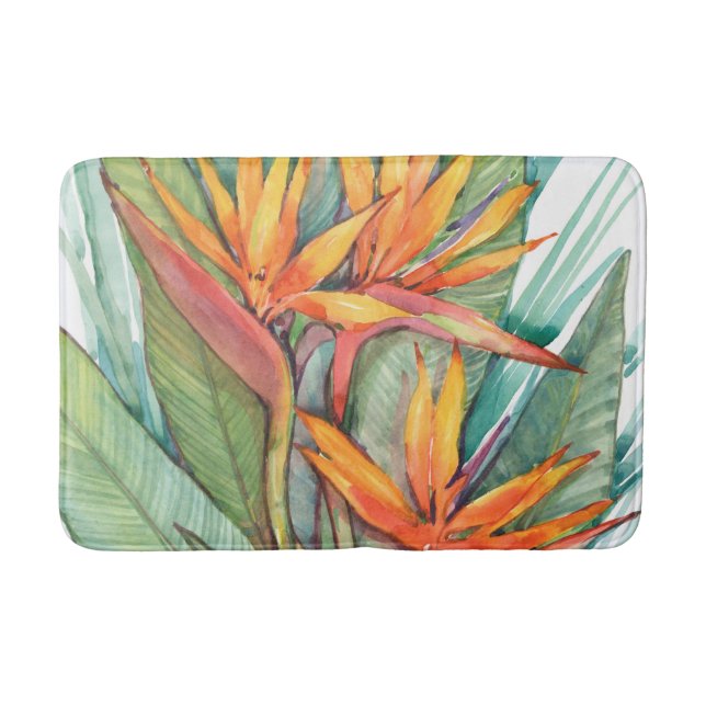 Tropisches botanisches Paradies II Badematte (Vorderseite)