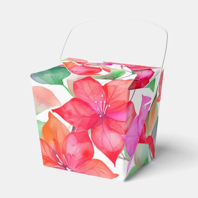 Tropisches Bougainvillea-Muster Geschenkschachtel (Vorderseite)